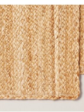HEARTH & HAND NWT natural jute braided table runner -20x90